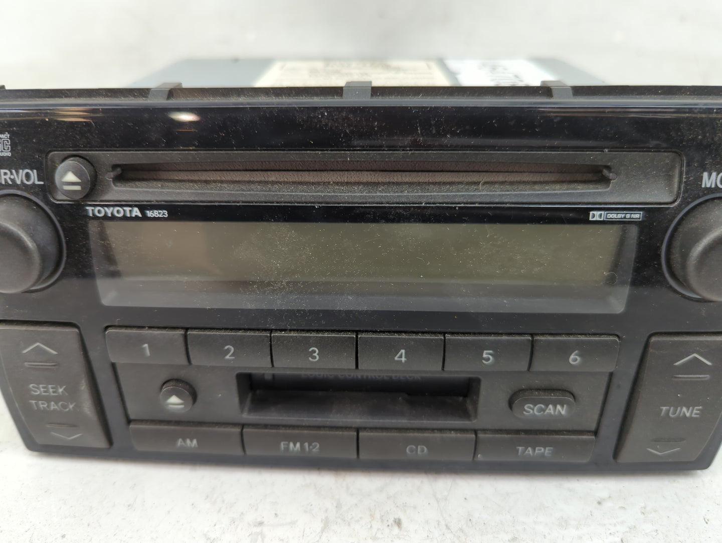 2002-2004 Toyota Camry Radio AM FM Cd Player Receiver Replacement P/N:86120-AA040 122000-3210A101 Fits Fits 2002 2003 2004 O