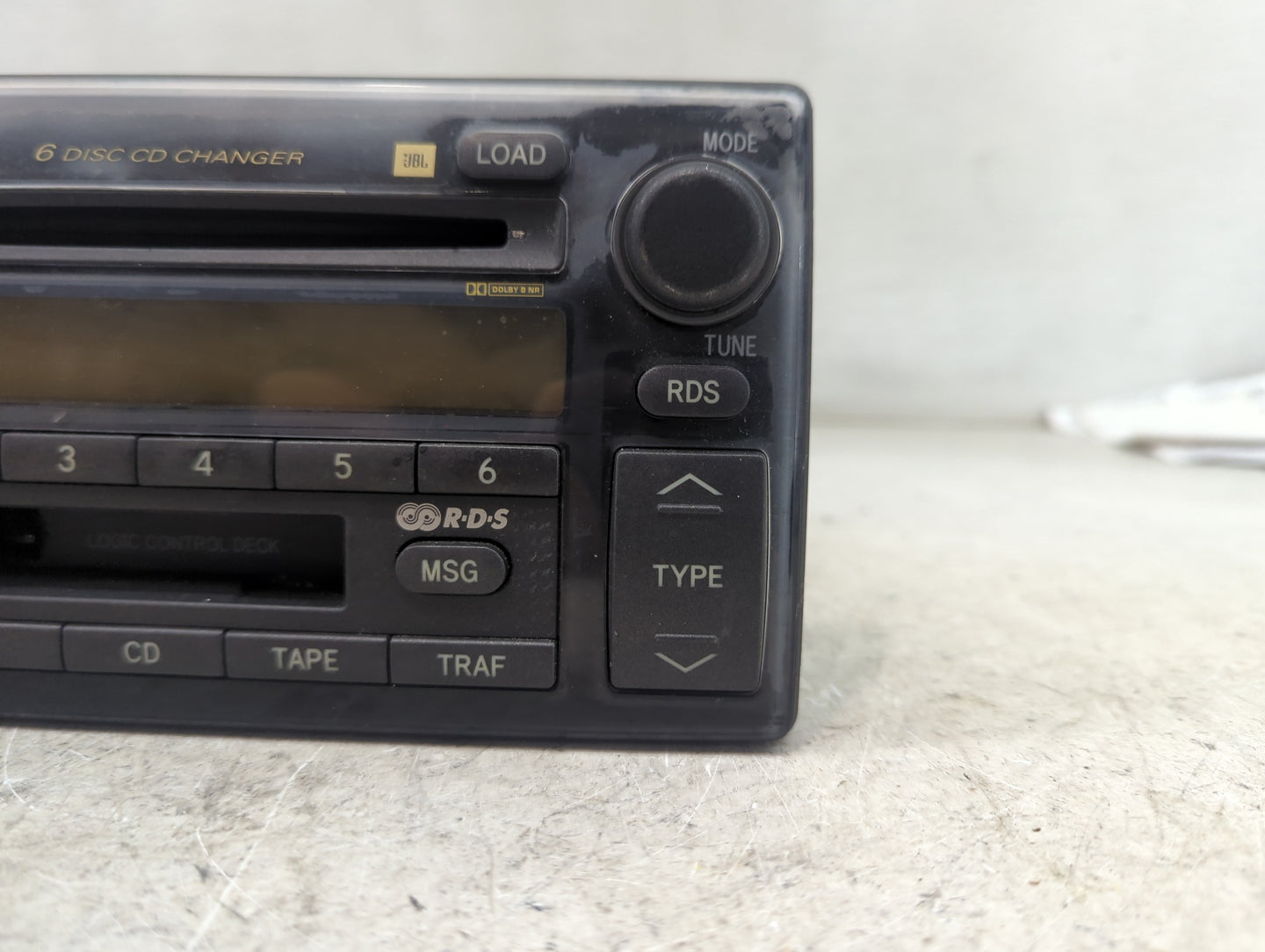 2002-2004 Toyota Camry Radio AM FM Cd Player Receiver Replacement P/N:86120-AA060 CQ-ES8160Z Fits Fits 2002 2003 2004 OEM Us