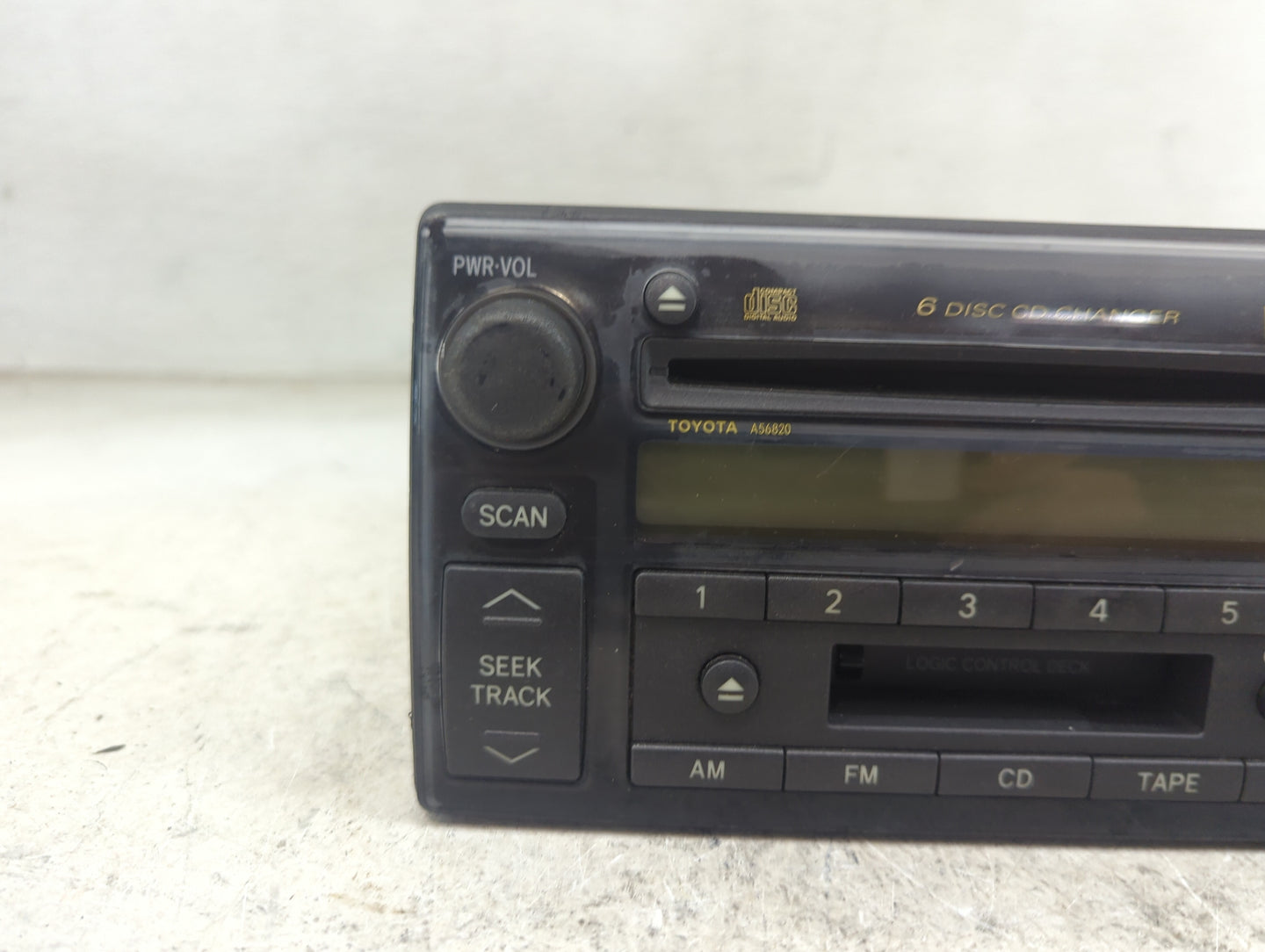 2002-2004 Toyota Camry Radio AM FM Cd Player Receiver Replacement P/N:86120-AA060 CQ-ES8160Z Fits Fits 2002 2003 2004 OEM Us
