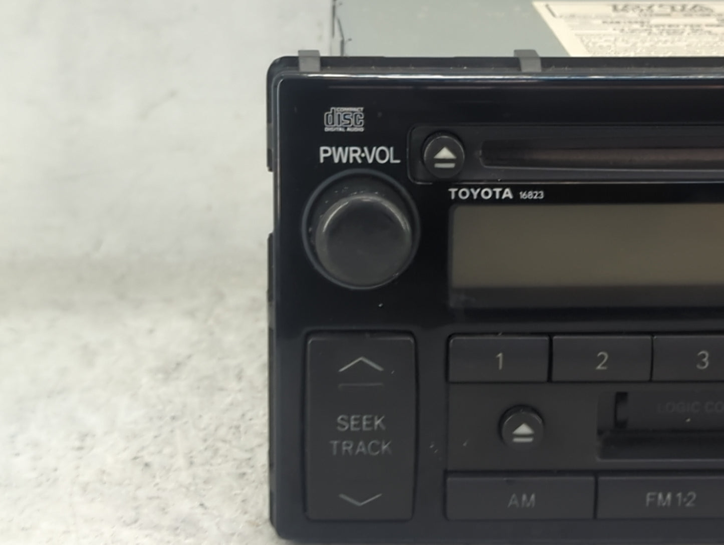 2002-2004 Toyota Camry Radio AM FM Cd Player Receiver Replacement P/N:86120-AA040 122000-3210B101 Fits Fits 2002 2003 2004 O
