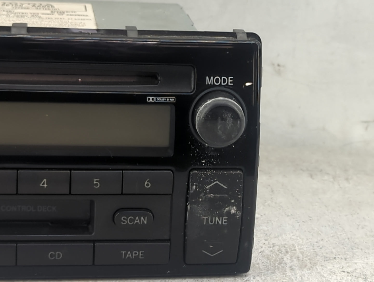 2002-2004 Toyota Camry Radio AM FM Cd Player Receiver Replacement P/N:86120-AA040 122000-3210B101 Fits Fits 2002 2003 2004 O