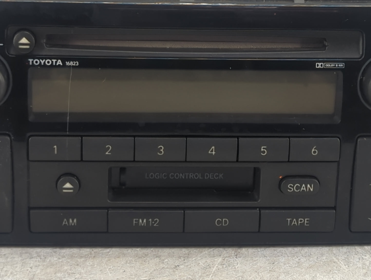 2002-2004 Toyota Camry Radio AM FM Cd Player Receiver Replacement P/N:86120-AA040 122000-3210B101 Fits Fits 2002 2003 2004 O