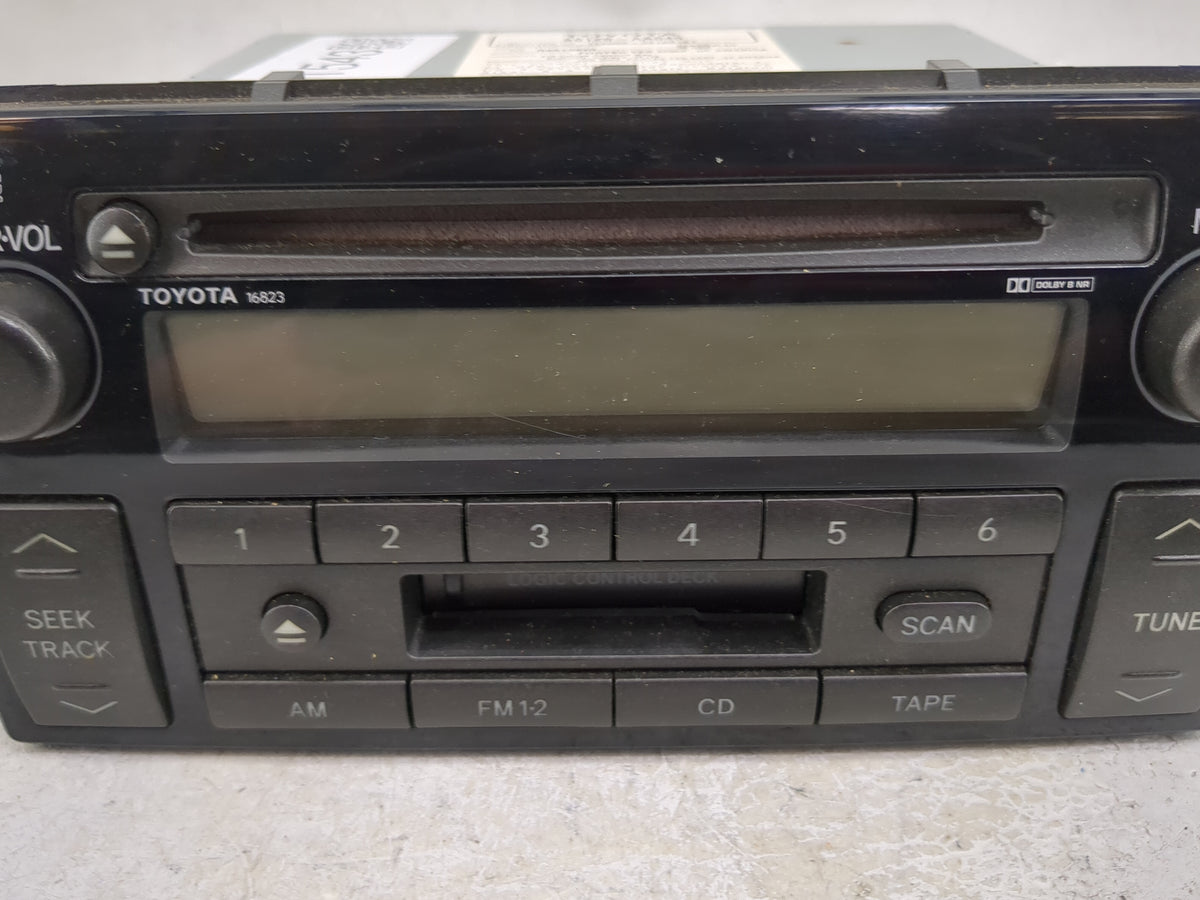 2002-2004 Toyota Camry Radio AM FM Cd Player Receiver Replacement P/N:86120-AA040 122000-3210B101 Fits Fits 2002 2003 2004 O