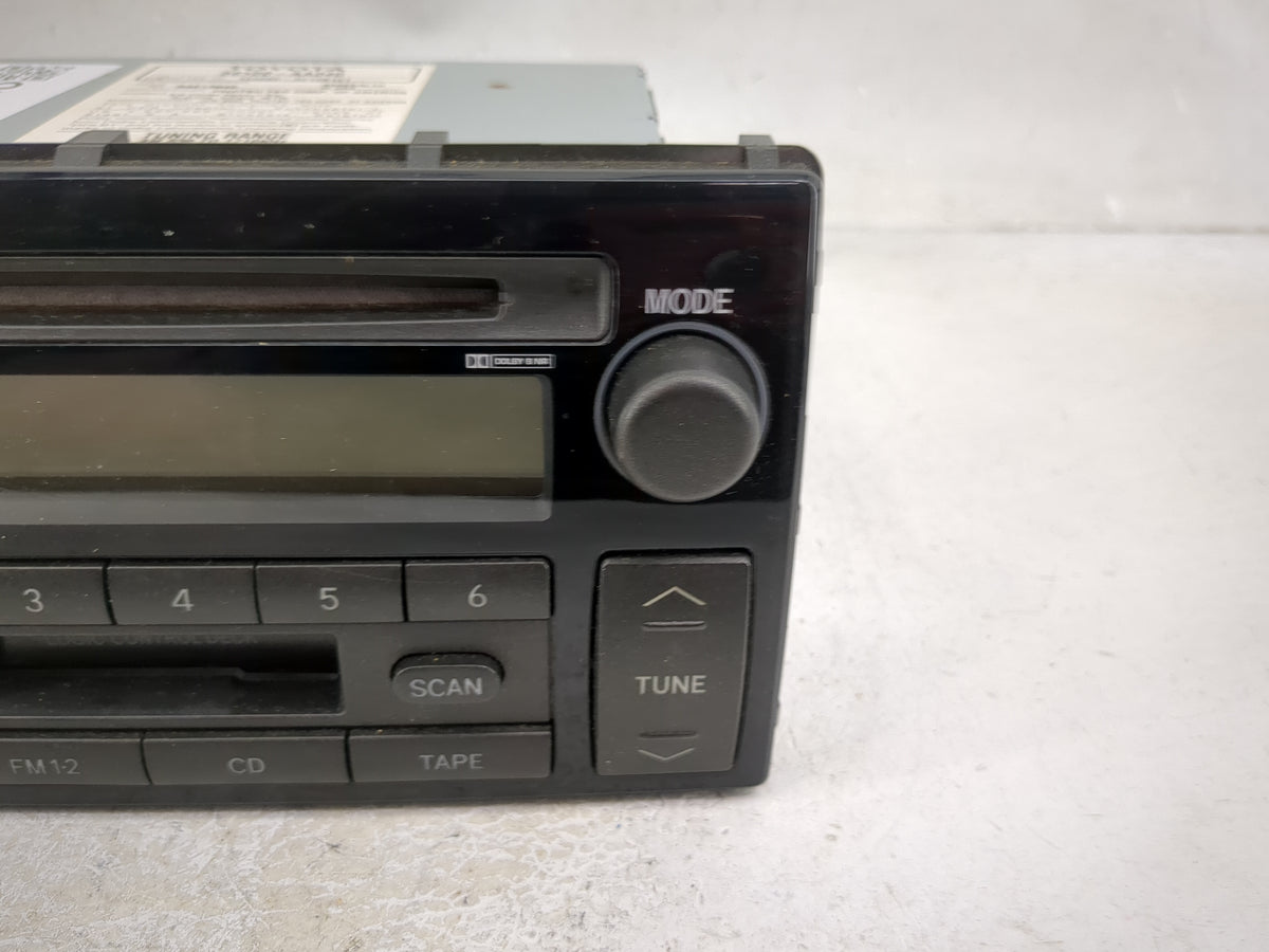 2002-2004 Toyota Camry Radio AM FM Cd Player Receiver Replacement P/N:86120-AA040 122000-3210B101 Fits Fits 2002 2003 2004 O