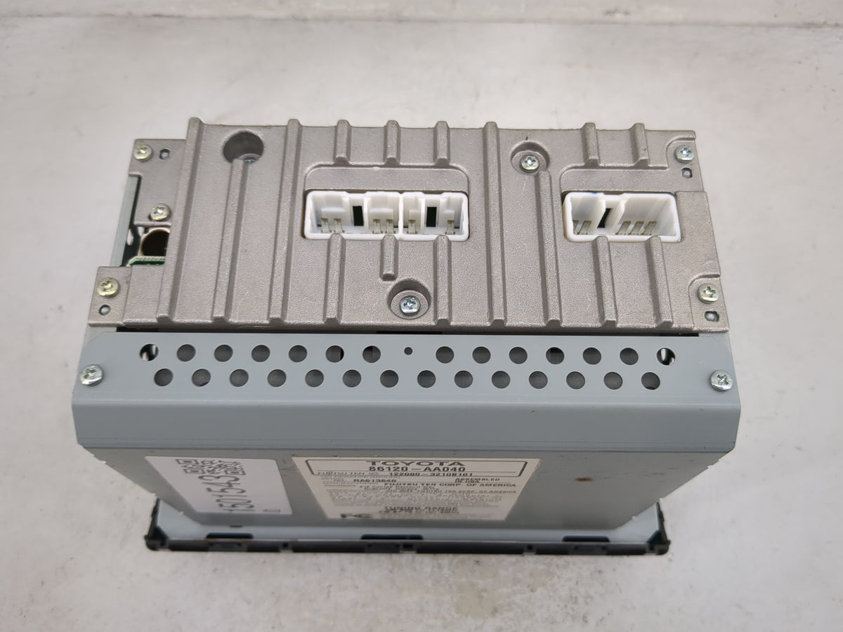 2002-2004 Toyota Camry Radio AM FM Cd Player Receiver Replacement P/N:86120-AA040 122000-3210B101 Fits Fits 2002 2003 2004 O