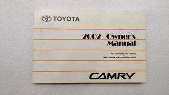 compare product 2002 Toyota Camry Owners Manual Book Guide OEM Used Auto Parts