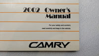 2002 Toyota Camry Owners Manual Book Guide OEM Used Auto Parts - Oemusedautoparts1.com