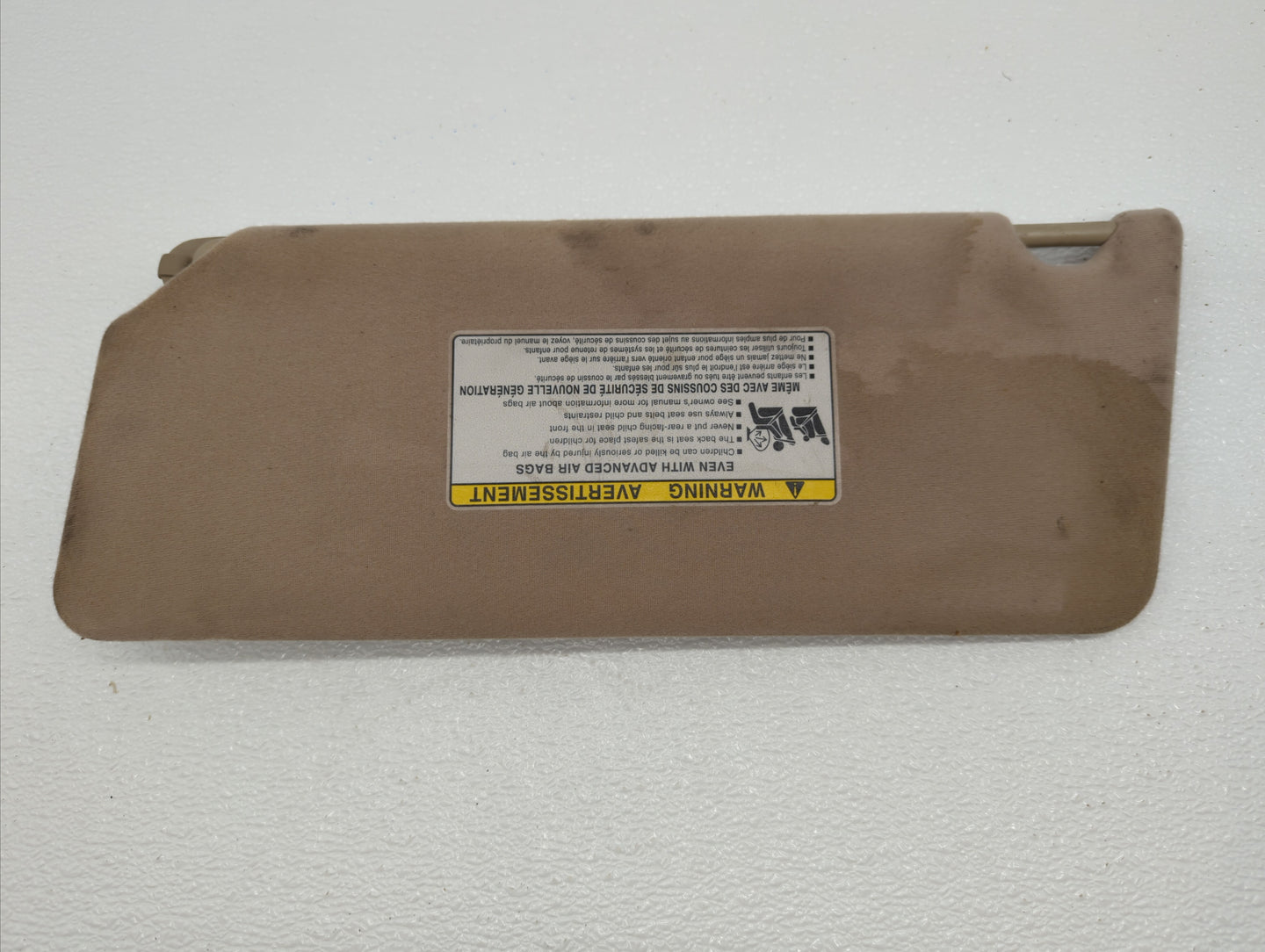 2002-2006 Toyota Camry Sun Visor Shade Replacement Passenger Right Mirror Fits Fits 2002 2003 2004 2005 2006 OEM Used Auto P