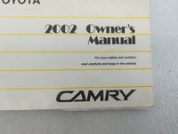 2002 Toyota Camry Owners Manual Book Guide P/N:01999-33544 OEM Used Auto Parts - Oemusedautoparts1.com