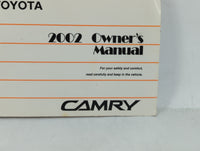 2002 Toyota Camry Owners Manual Book Guide OEM Used Auto Parts - Oemusedautoparts1.com