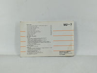 2002 Toyota Camry Owners Manual Book Guide OEM Used Auto Parts - Oemusedautoparts1.com