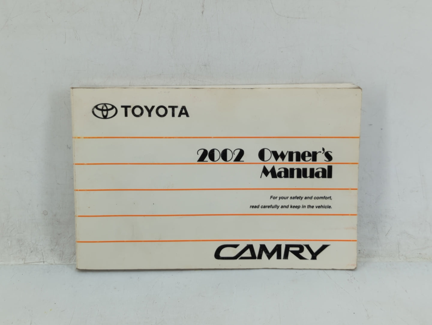 2002 Toyota Camry Owners Manual Book Guide OEM Used Auto Parts - Oemusedautoparts1.com