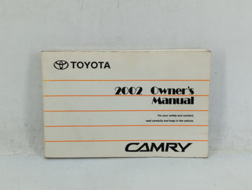 2002 Toyota Camry Owners Manual Book Guide OEM Used Auto Parts - Oemusedautoparts1.com