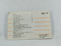 2002 Toyota Camry Owners Manual Book Guide OEM Used Auto Parts - Oemusedautoparts1.com