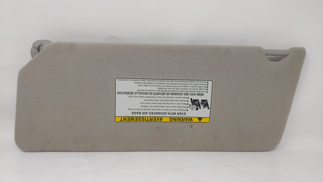 2002 Toyota Camry Passenger Right Sun Visor Sunvisor Gray - Oemusedautoparts1.com