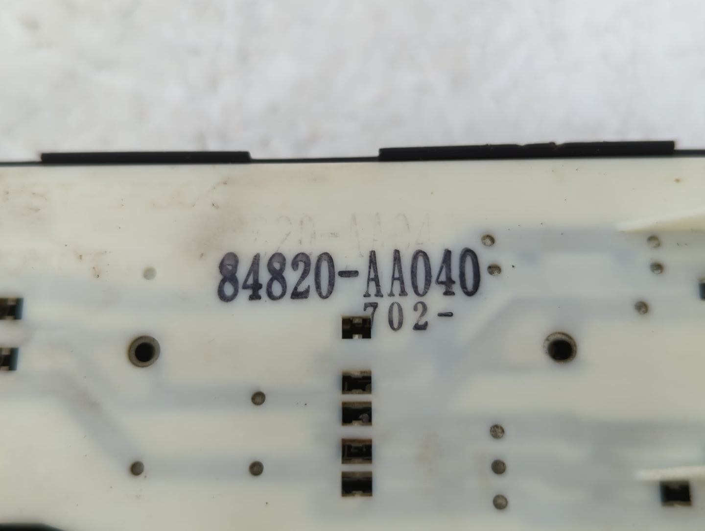 2002-2006 Toyota Camry Master Power Window Switch Replacement Driver Side Left P/N:84820-AA040 Fits OEM Used Auto Parts - Oe