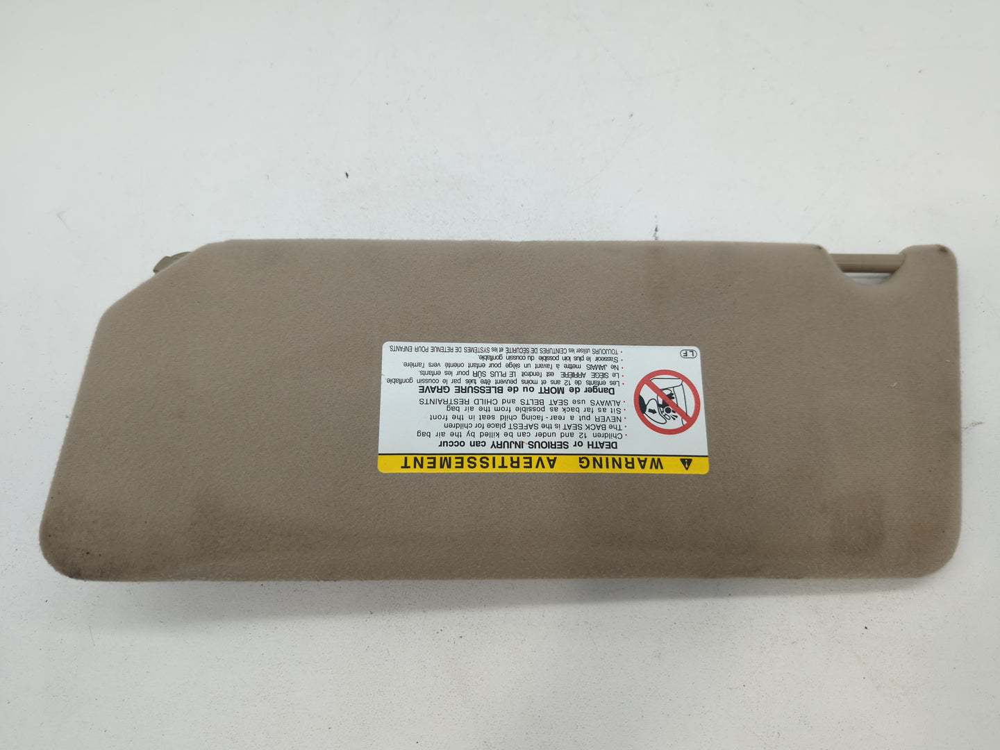 2002-2006 Toyota Camry Sun Visor Shade Replacement Passenger Right Mirror Fits Fits 2002 2003 2004 2005 2006 OEM Used Auto P