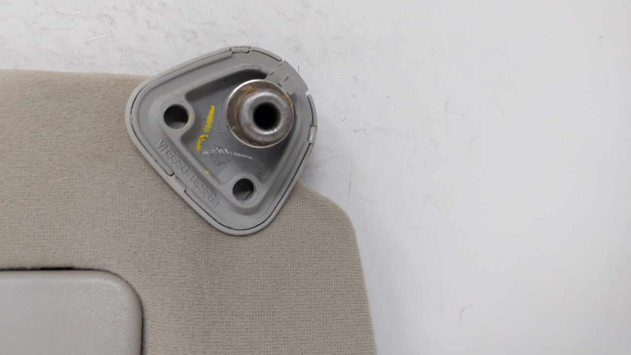 2002 Toyota Camry Sun Visor Shade Replacement Passenger Right Mirror Fits OEM Used Auto Parts - Oemusedautoparts1.com