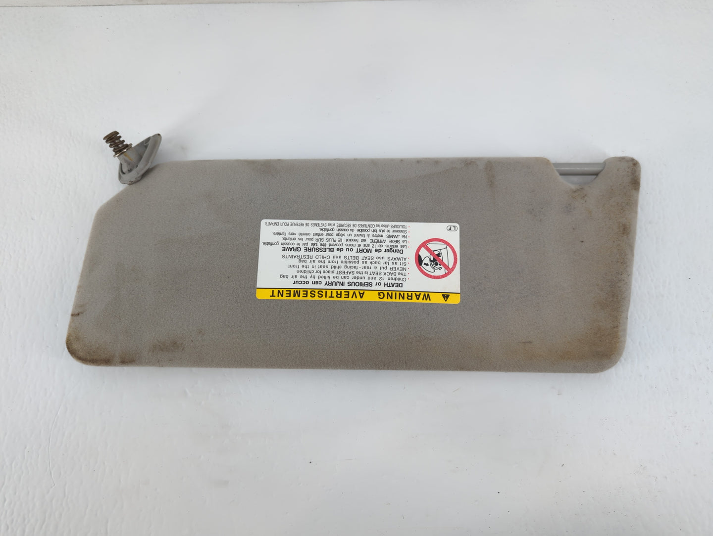 2002-2006 Toyota Camry Sun Visor Shade Replacement Passenger Right Mirror Fits Fits 2002 2003 2004 2005 2006 OEM Used Auto P