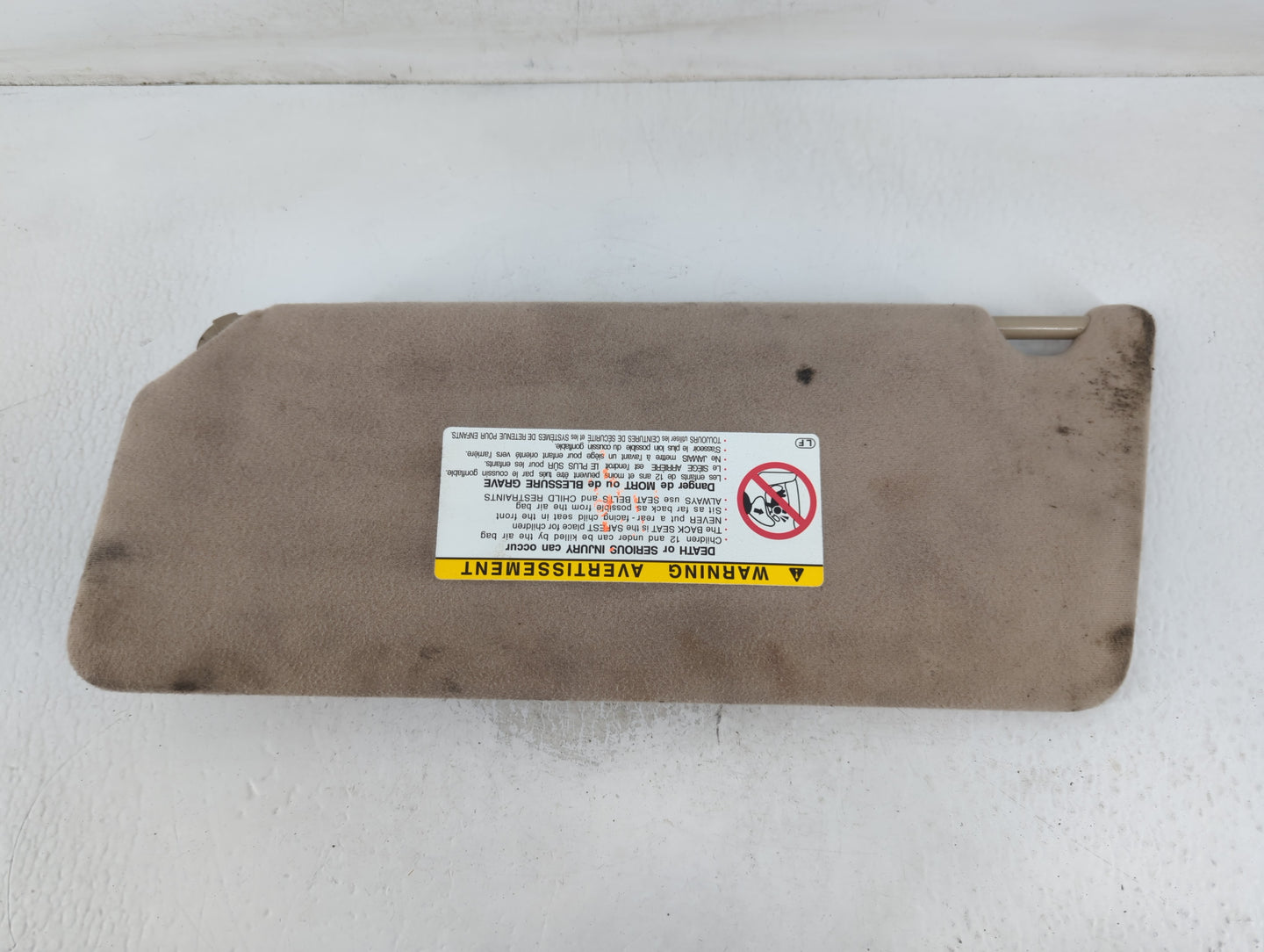 2002-2006 Toyota Camry Sun Visor Shade Replacement Passenger Right Mirror Fits Fits 2002 2003 2004 2005 2006 OEM Used Auto P