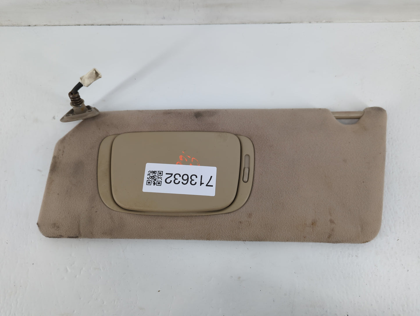 2002-2006 Toyota Camry Sun Visor Shade Replacement Passenger Right Mirror Fits Fits 2002 2003 2004 2005 2006 OEM Used Auto P