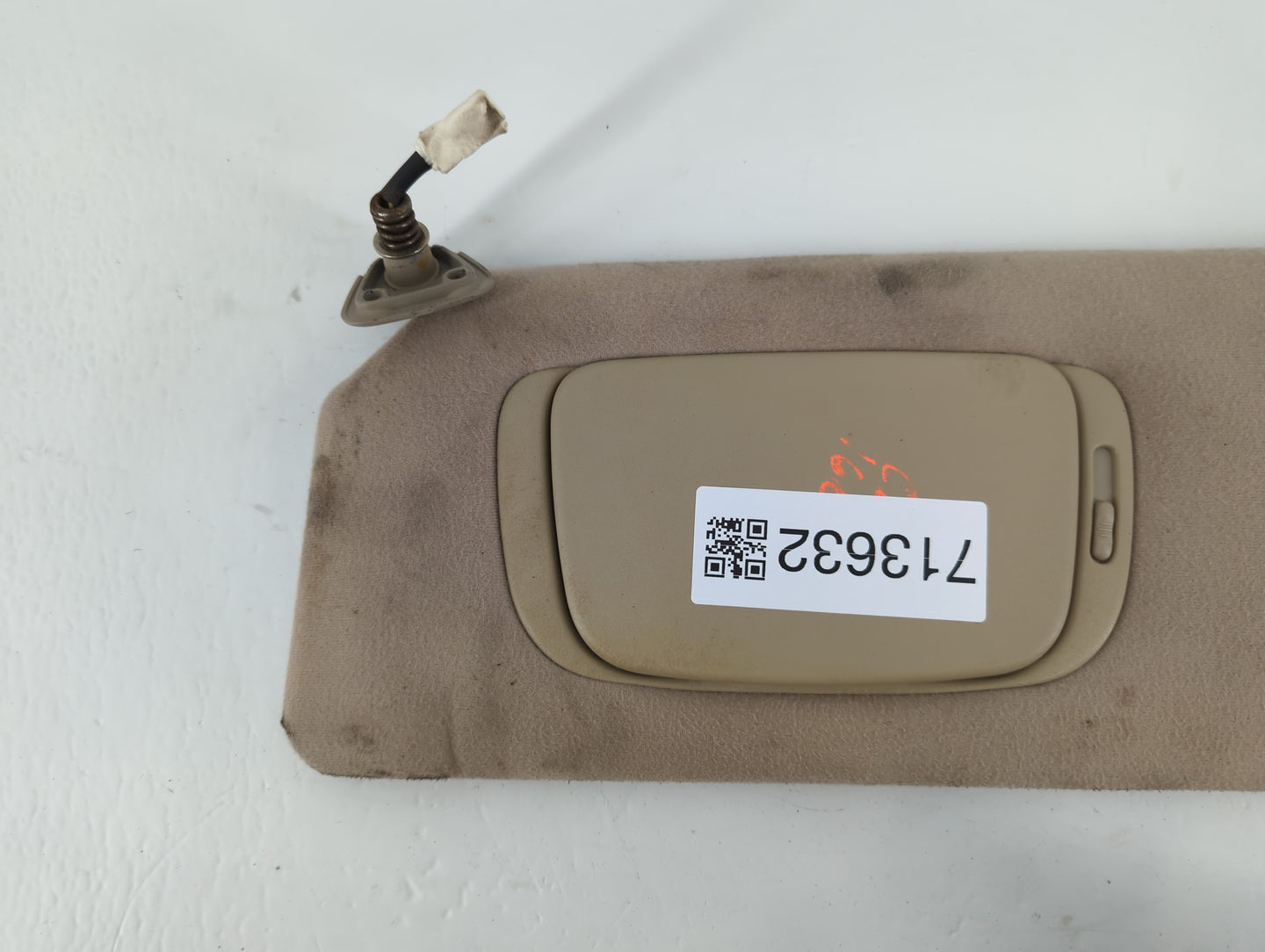 2002-2006 Toyota Camry Sun Visor Shade Replacement Passenger Right Mirror Fits Fits 2002 2003 2004 2005 2006 OEM Used Auto P