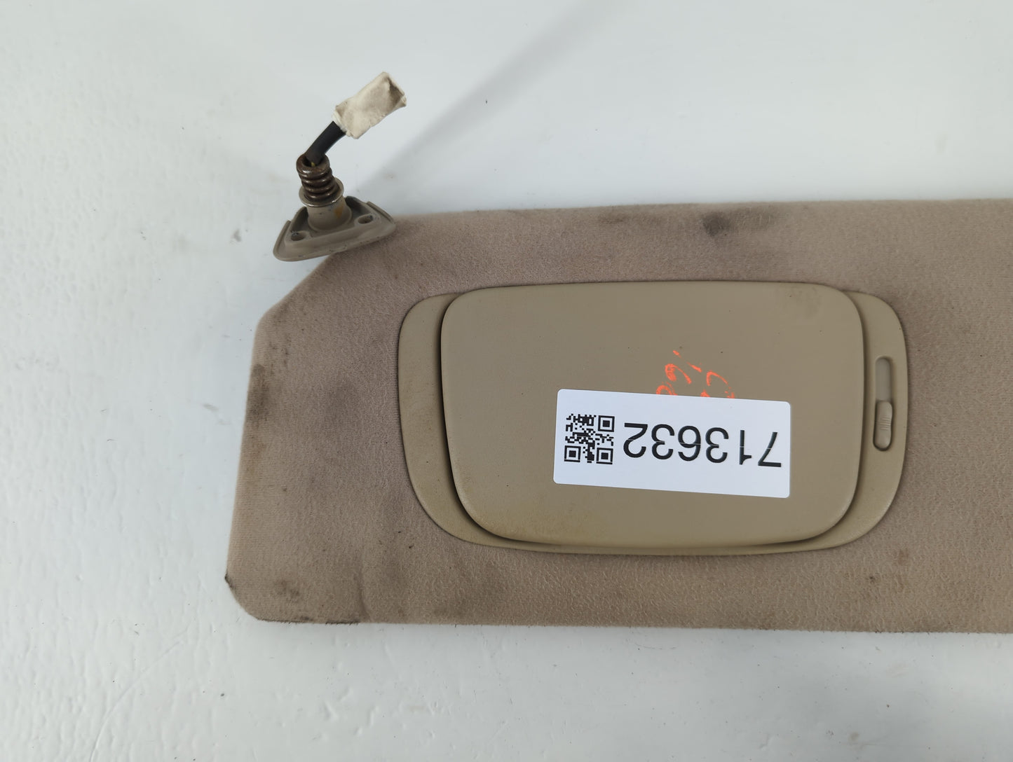 2002-2006 Toyota Camry Sun Visor Shade Replacement Passenger Right Mirror Fits Fits 2002 2003 2004 2005 2006 OEM Used Auto P