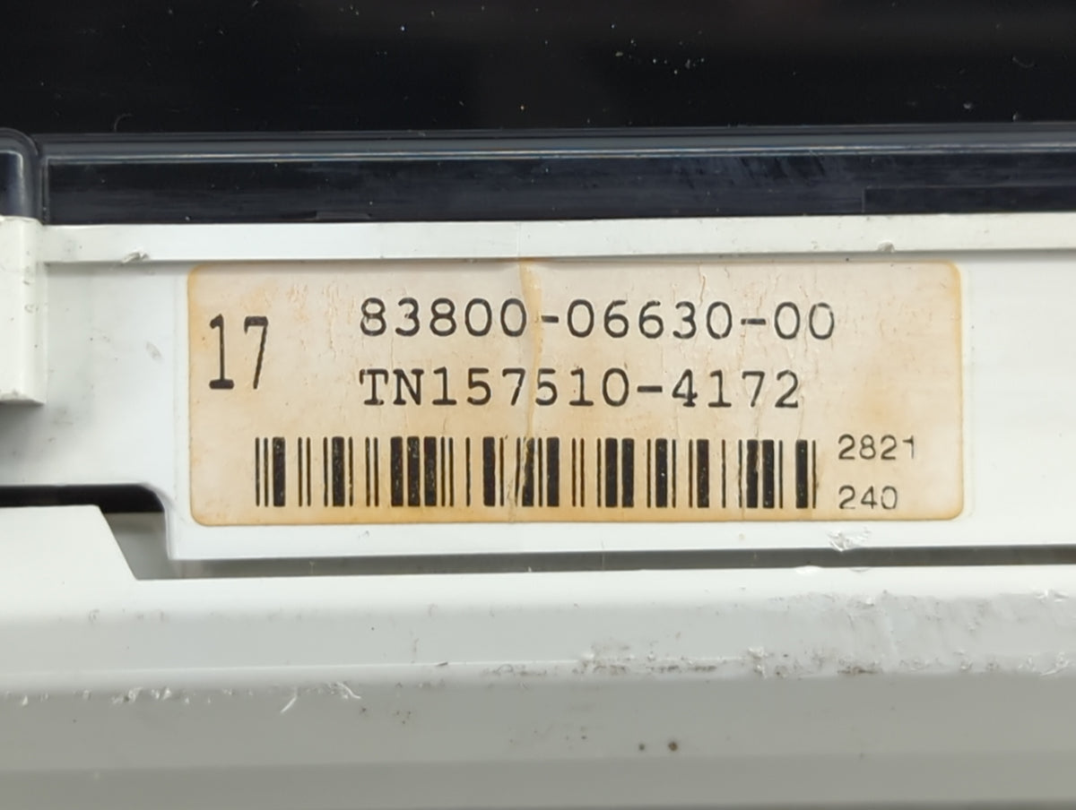 2002 Toyota Camry Instrument Cluster Speedometer Gauges P/N:83800-06630-00 Miles:100K Fits OEM Used Auto Parts - Oemusedauto