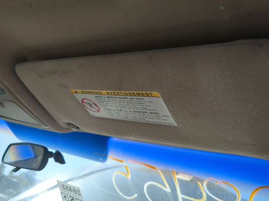 2002-2006 Toyota Camry Sun Visor Shade Replacement Passenger Right Mirror Fits Fits 2002 2003 2004 2005 2006 OEM Used Auto P