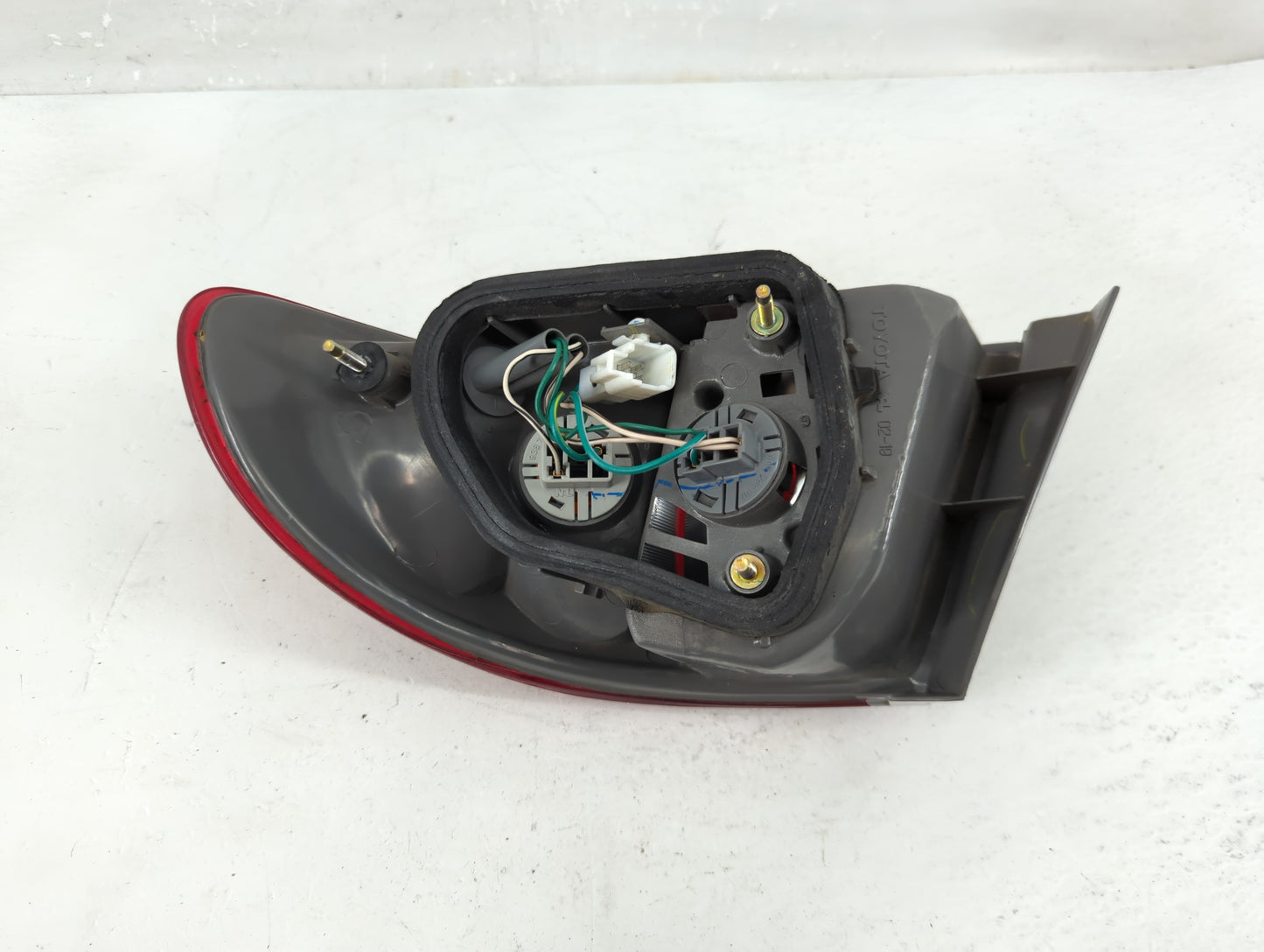 2001-2002 Toyota Corolla Tail Light Assembly Driver Left OEM Fits Fits 2001 2002 OEM Used Auto Parts - Oemusedautoparts1.com