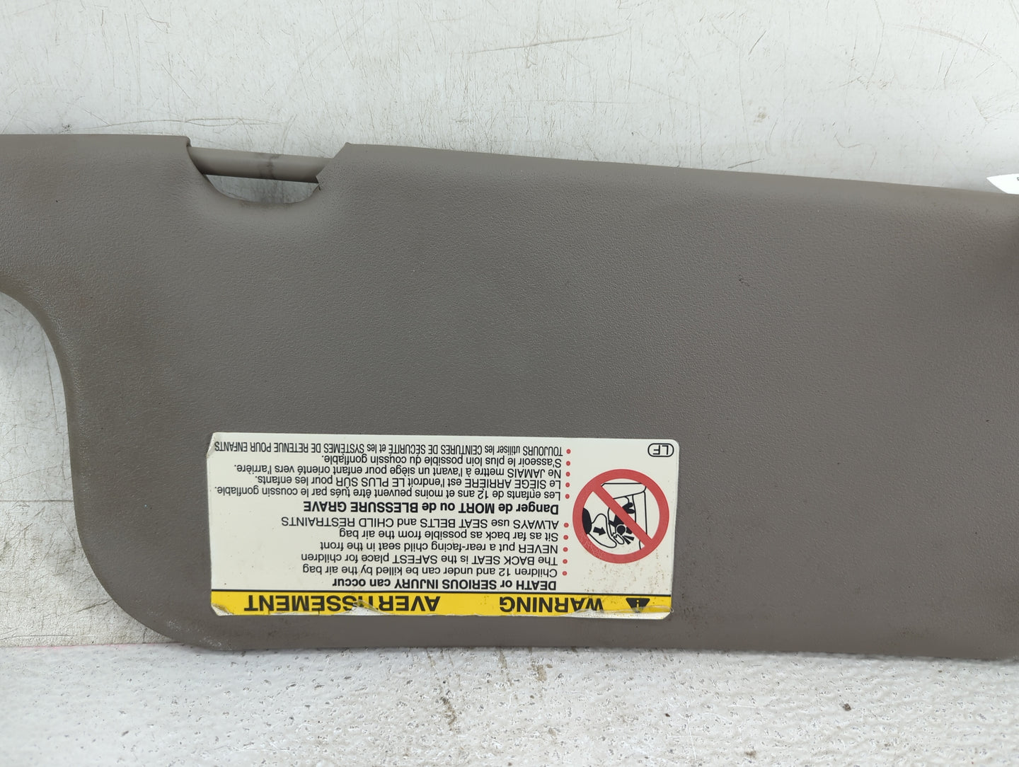 2000-2002 Toyota Corolla Sun Visor Shade Replacement Driver Left Mirror Fits Fits 2000 2001 2002 OEM Used Auto Parts - Oemus