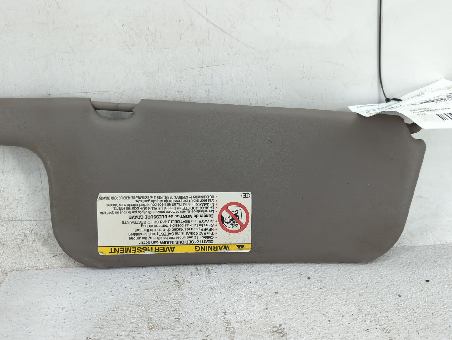 2000-2002 Toyota Corolla Sun Visor Shade Replacement Driver Left Mirror Fits Fits 2000 2001 2002 OEM Used Auto Parts - Oemus