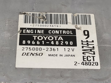 2001-2003 Toyota Highlander PCM Engine Control Computer ECU ECM PCU OEM P/N:89661-48290 275000-2361 Fits 2001 2002 2003 OEM Used Auto Parts