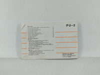 2002 Toyota Highlander Owners Manual Book Guide OEM Used Auto Parts - Oemusedautoparts1.com