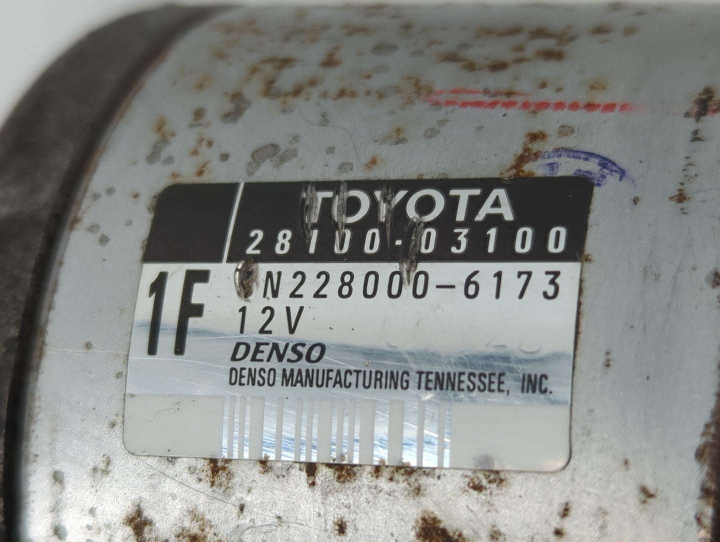 2001-2003 Toyota Highlander Car Starter Motor Solenoid OEM P/N:228000-6173 28100-03100 Fits OEM Used Auto Parts - Oemusedaut