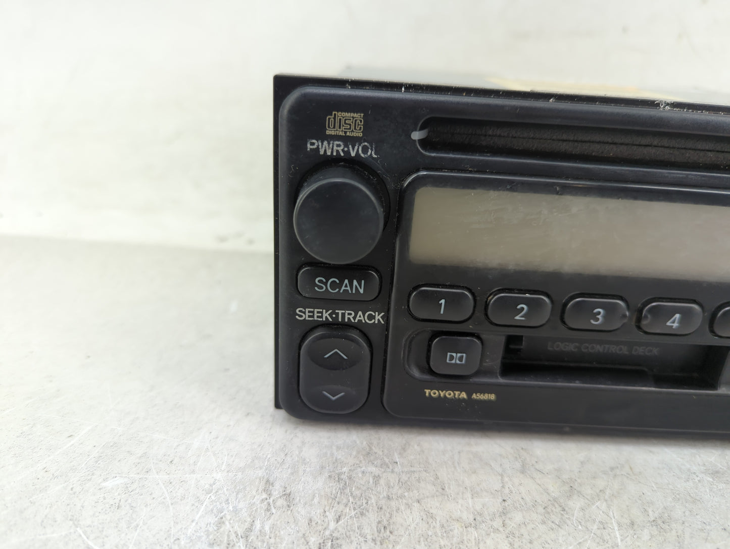 2001-2002 Toyota Rav4 Radio AM FM Cd Player Receiver Replacement Fits Fits 2001 2002 OEM Used Auto Parts - Oemusedautoparts1
