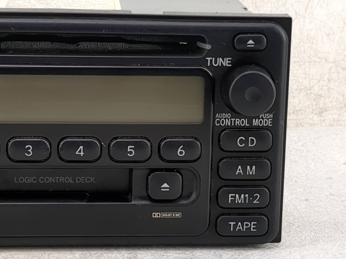 2001-2002 Toyota Rav4 Radio AM FM Cd Player Receiver Replacement P/N:86120-42040 CQ-JT3060X Fits Fits 2001 2002 OEM Used Aut