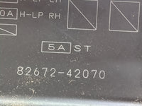 2001-2003 Toyota Rav4 Fusebox Fuse Box Panel Relay Module P/N:82672-42070 Fits Fits 2001 2002 2003 OEM Used Auto Parts - Oem