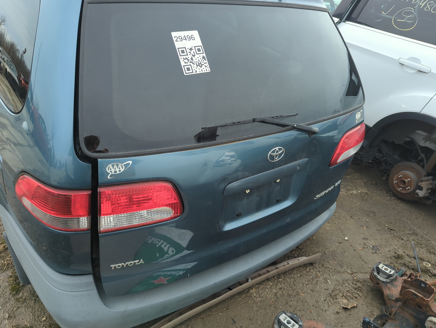 2001-2003 Toyota Sienna Trunk/decklid/hatch/tailgate Oem - Oemusedautoparts1.com