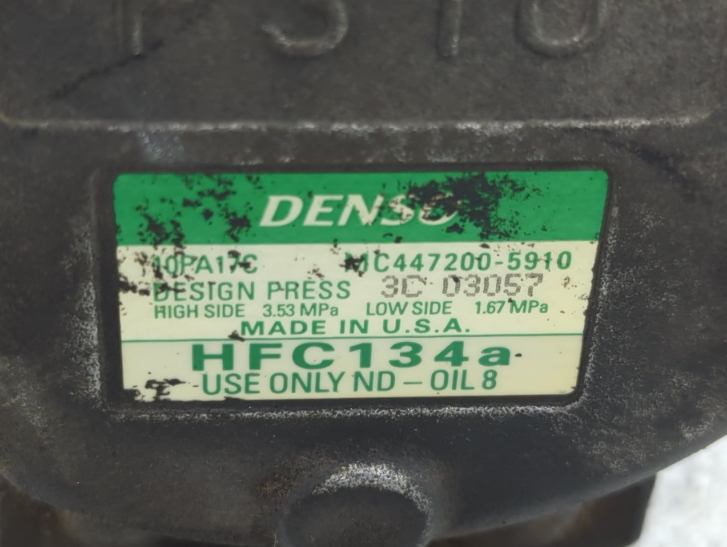 2001-2003 Toyota Sienna Air Conditioning A/c Ac Compressor Oem - Oemusedautoparts1.com