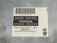 2002-2003 Toyota Solara PCM Engine Control Computer ECU ECM PCU OEM P/N:89666-06320 175200-8511 Fits Fits 2002 2003 OEM Used