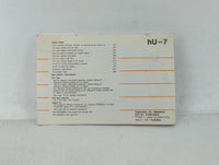 2002 Toyota Solara Owners Manual Book Guide OEM Used Auto Parts - Oemusedautoparts1.com
