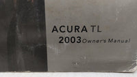 2003 Acura Tl Owners Manual Book Guide OEM Used Auto Parts - Oemusedautoparts1.com