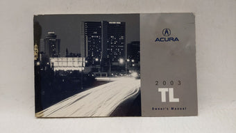compare product 2003 Acura Tl Owners Manual Book Guide OEM Used Auto Parts