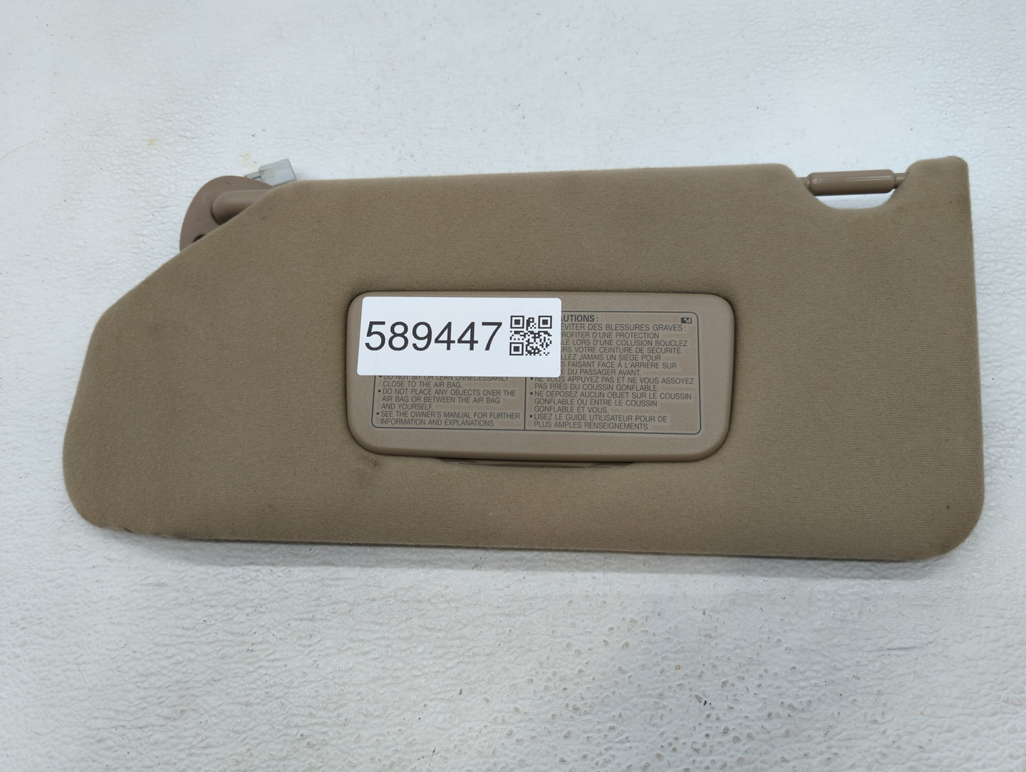 1999-2003 Acura Tl Sun Visor Shade Replacement Driver Left Mirror Fits Fits 1999 2000 2001 2002 2003 OEM Used Auto Parts - O