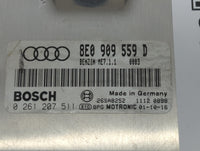 2002-2003 Audi A4 PCM Engine Control Computer ECU ECM PCU OEM P/N:8E0909559D 0261207511 Fits Fits 2002 2003 OEM Used Auto Pa