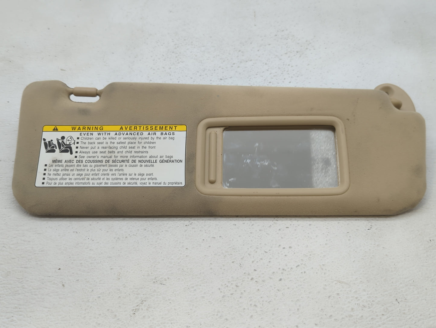 2002-2008 Audi A4 Sun Visor Shade Replacement Passenger Right Mirror Fits Fits 2002 2003 2004 2005 2006 2007 2008 OEM Used A