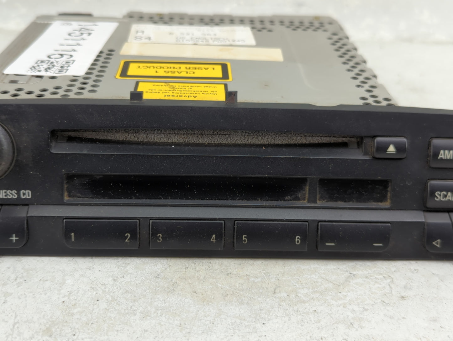 2002-2004 Bmw 325i Radio AM FM Cd Player Receiver Replacement P/N:6921963 6512695121383 Fits Fits 2002 2003 2004 2005 2006 O
