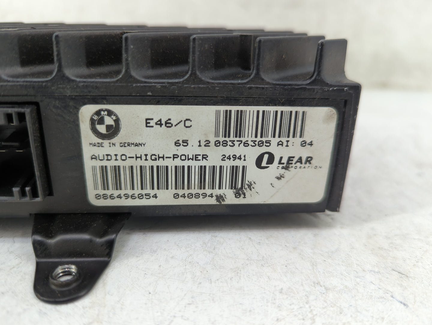 2003 Bmw 325i Radio Speaker Amplifier 65.12 08376305|086496054 - Oemusedautoparts1.com