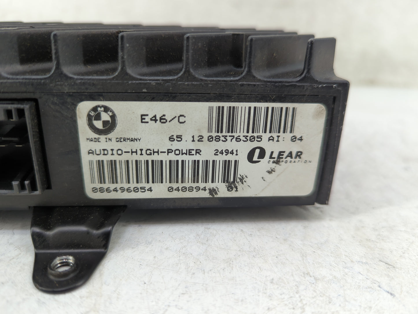 2003 Bmw 325i Radio Speaker Amplifier 65.12 08376305|086496054 - Oemusedautoparts1.com